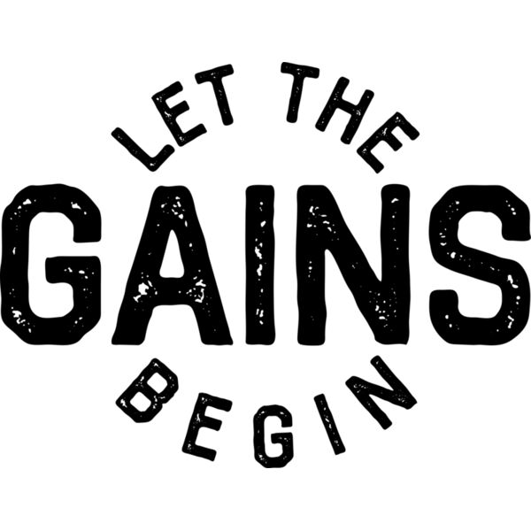 008 Let The Gains Begin DISTRESSED blk Thumbnail